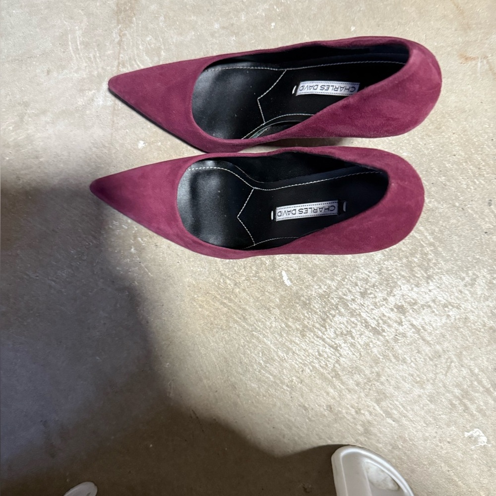 Charles David Burgundy Heels